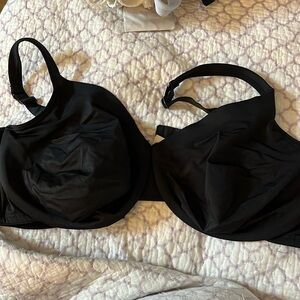 Lane Bryant underwire black bra 44DD